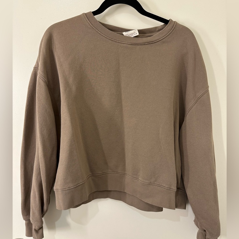 Pull & Bear Taupe Sweat Set